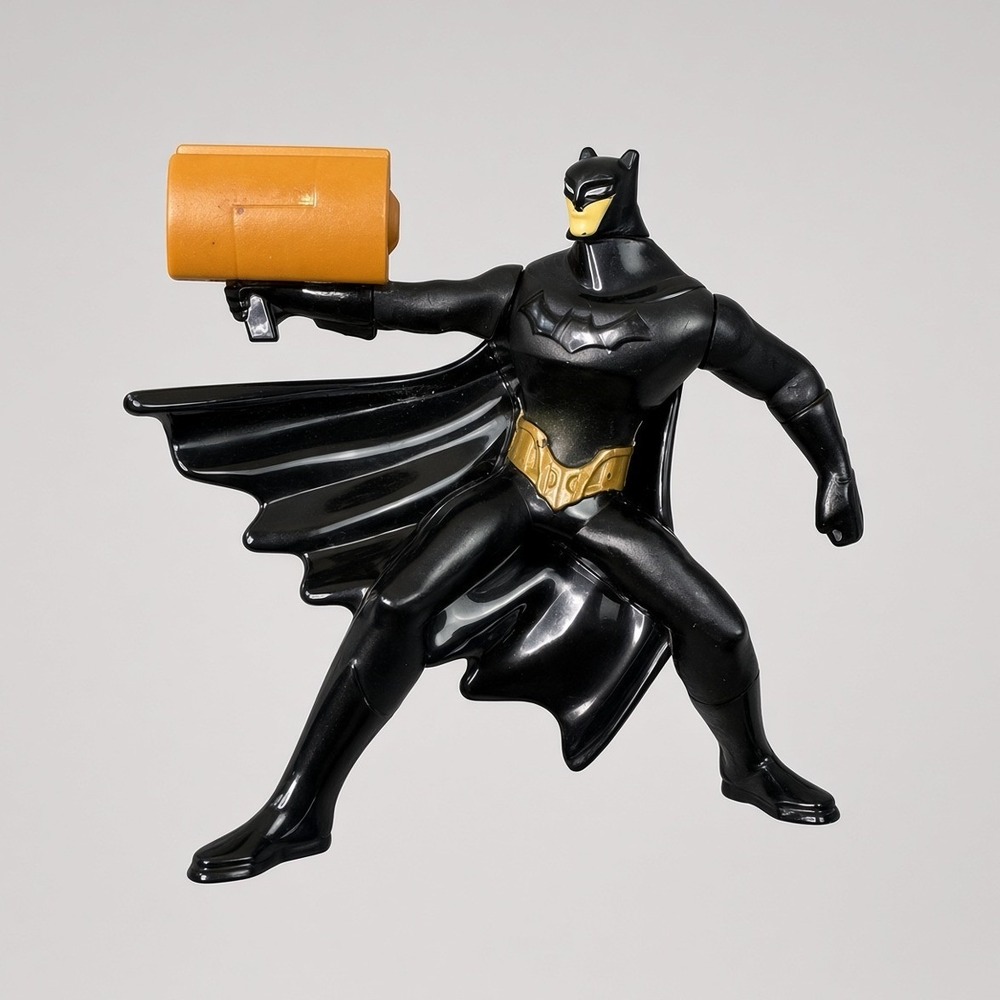 DC Comics Batman McDonald's Happy Meal Action Figure 2013 Black Gold 4 Inch